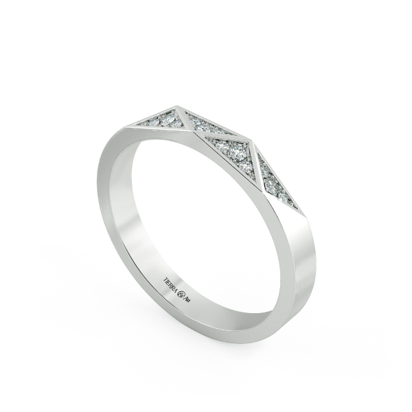 Modern Wedding Band Set NCC2041 4